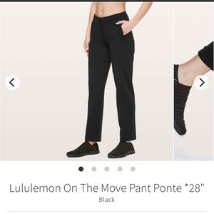 Lululemon on the move pant